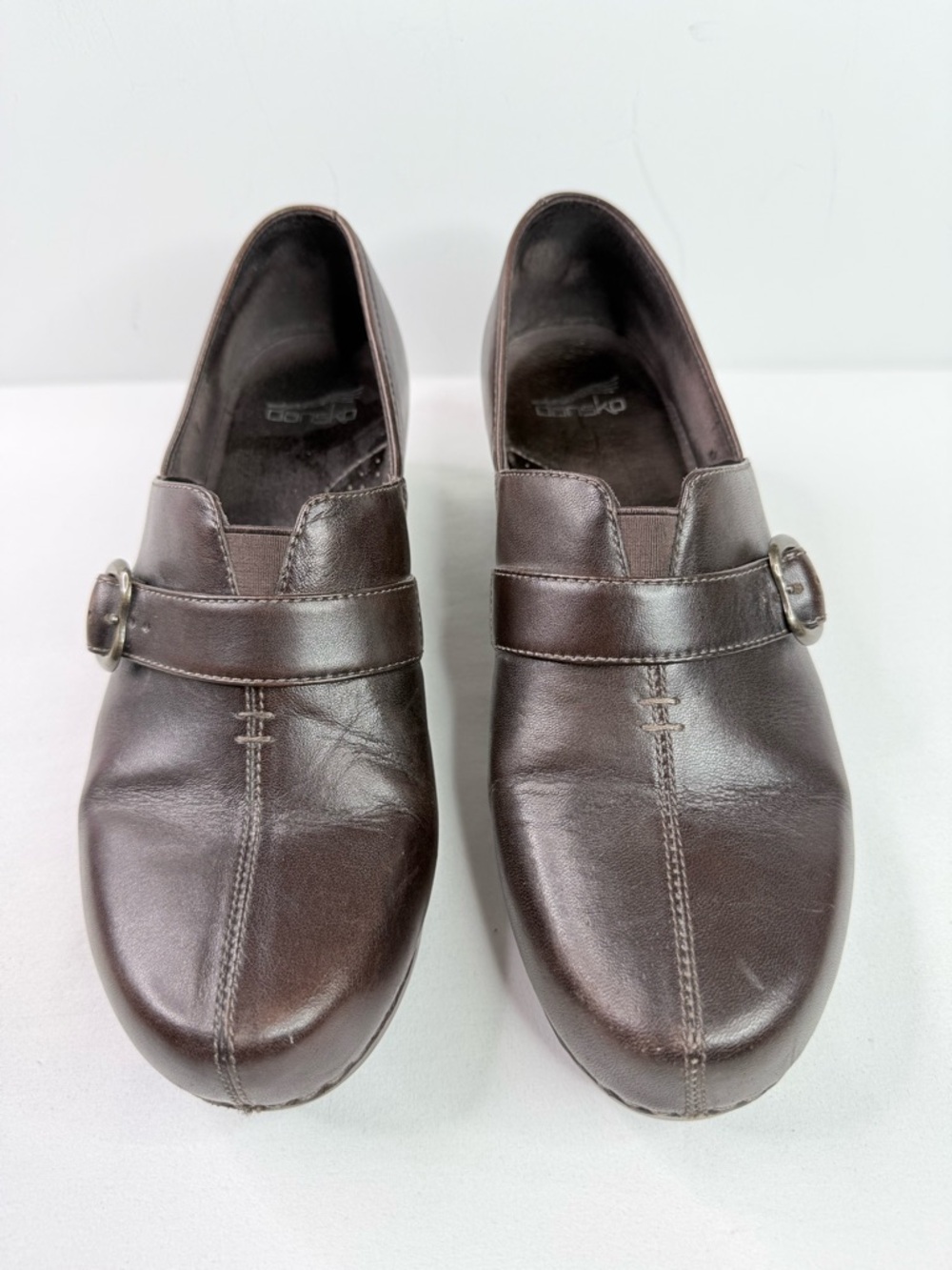 Dansko Tamara Leather Clog Women's Size 41 (10-10.5) Brown Comfort Shoe Slip-on - Picture 2 of 9